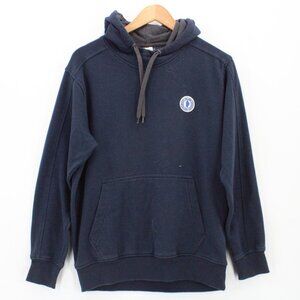 Clique Hoodie Sweatshirt Mens Navy Blue Pullover Isola Di Capria Drawstring S